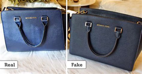 difference between fake and real michael kors|real michael kors bag inside.